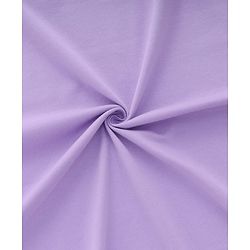 Babyhug Interlock Knit Hooded Towel With Fox Embroidery - lavender