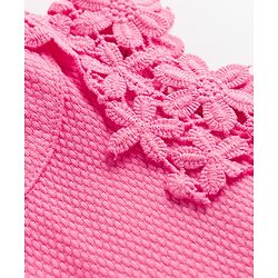 Babyhug Cotton Knit Top with Knot Detailing Pink 6-9 Months