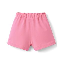 Babyhug Single Jersey Knit Half Sleeves Top & Shorts Set with Floral Print - Pink