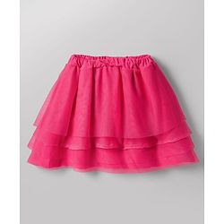 Babyhug Single Jersey Knit Half Sleeves Top & Skirt Set With Heart Print - White & Pink