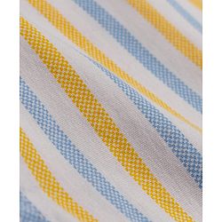 Babyhug Cotton Woven Half Sleeves Striped Shirt - Multicolor