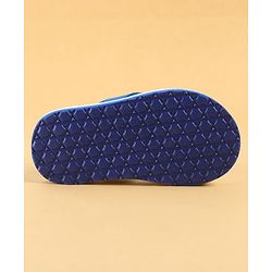Cute Walk by Babyhug Slip On Aeroplane Printed Flip Flops - Blue