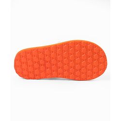 Cute Walk by Babyhug Text Printed Slip On Flip Flops -Orange