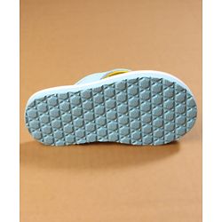 Cute Walk by Babyhug Flip Flops with Bow Print - Blue
