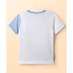 Babyhug Cotton Knit T-Shirt with Graphics Multi Color 6-9 Months