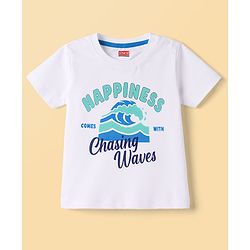 Babyhug Cotton Knit T-Shirts Half Sleeves with Graphics Multi Color 6-9 Months Pack of 3