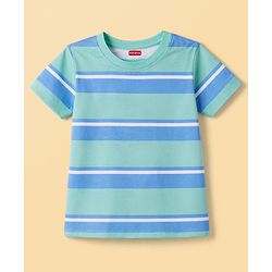 Babyhug Cotton Knit T-Shirts Half Sleeves with Graphics Multi Color 6-9 Months Pack of 3