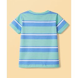 Babyhug Cotton Knit T-Shirts Half Sleeves with Graphics Multi Color 6-9 Months Pack of 3