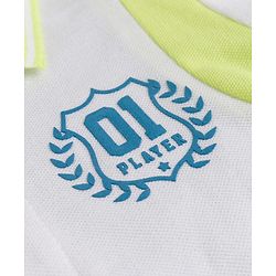 Babyhug Cotton Knit Half Sleeves Polo T-Shirt with HD Print - Multicolor