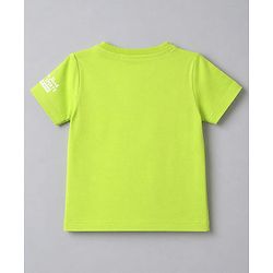Babyhug Cotton Knit T-Shirt Half Sleeves Terry Tee with HD Printed Graphics Multi Color 6-9 Months