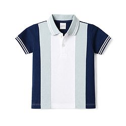 Babyhug Cotton Knit Polo T-Shirt Half Sleeves Popcorn Multi Color 6-9 Months
