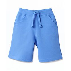 Kookie Kids Single Jersey Knit Half Sleeves T-Shirt & Shorts Set with Little Dude Print - Blue