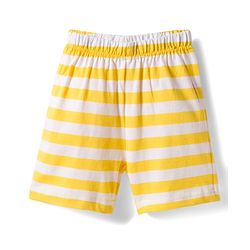 Babyhug Cotton Knit Full Sleeves T-Shirt & Shorts Night Suit With Tiger Print - Yellow