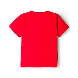 Babyhug Cotton Knit Half  Sleeves T-Shirt & Shorts Night Suit With Truck Print - Red