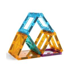 Babyhug Magnetic Tiles for Kid - 26 Pcs| Magnetic Building Blocks| Educational Learning Toy| Learning Educational Brain Toys | Boosts Creativity & Imagination| Strong Durable Magnets| STEAM Learning