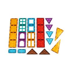 Babyhug Magnetic Tiles for Kid - 26 Pcs| Magnetic Building Blocks| Educational Learning Toy| Learning Educational Brain Toys | Boosts Creativity & Imagination| Strong Durable Magnets| STEAM Learning