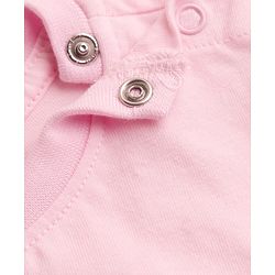 Babyhug Cotton Knit Half  Sleeves T-Shirt & Short  Night-Suit With Kitten & Polka Dots Print - Pink