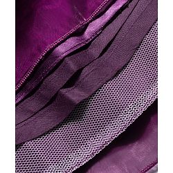 Babyhug Tussor Woven Sleeveless Party Dress With Bow Applique - Wine