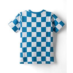 Babyhug Cotton Knit Half Sleeves T-Shirt with Racer Club Print - Multicolor