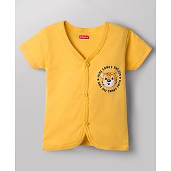 Babyhug Cotton Knit Half Sleeves Co-Ords T-Shirt & Shorts Night Suit Animal Print Pack of 2 - Multicolour