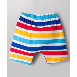Babyhug Cotton Knit Half Sleeves Co-Ords T-Shirt & Shorts Night Suit Animal Print Pack of 2 - Multicolour