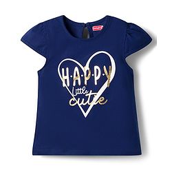 Babyhug Cotton Knit Half Sleeves T-Shirts With Heart & Star Print Pack of 3 - Multicolor