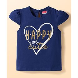 Babyhug Cotton Knit Half Sleeves T-Shirts With Heart & Star Print Pack of 3 - Multicolor