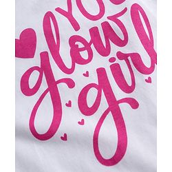 Babyhug 100% Cotton Knit Half Sleeves T-Shirts With Text & Polka Dots Print Pack of 2 - Multicolor