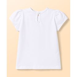 Babyhug 100% Cotton Knit Half Sleeves T-Shirts With Text & Polka Dots Print Pack of 2 - Multicolor