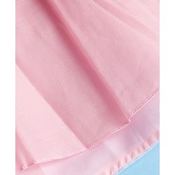 Babyhug Mesh Woven Sleeveless Shimmer Party Dress With Bow Applique - Pink