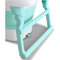 Babyhug 2-in-1 Foldable Baby Bath Tub with Bathing Chair & Soft Cushion - Red| Anti-Slip Base| Space-Saving Design| Comfortable & Safe for Newborns to Toddlers| 0-3 Years