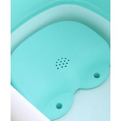 Babyhug 2-in-1 Foldable Baby Bath Tub with Bathing Chair & Soft Cushion - Red| Anti-Slip Base| Space-Saving Design| Comfortable & Safe for Newborns to Toddlers| 0-3 Years