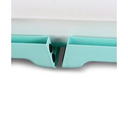 Babyhug 2-in-1 Foldable Baby Bath Tub with Bathing Chair & Soft Cushion - Red| Anti-Slip Base| Space-Saving Design| Comfortable & Safe for Newborns to Toddlers| 0-3 Years