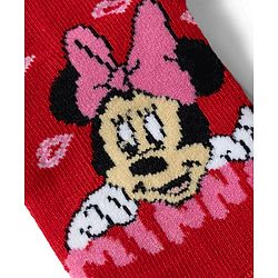 Cute Walk by Babyhug Knit Anti-Bacterial Ankle Length Socks With Disney Character Graphics Pack of 3 - Multicolor