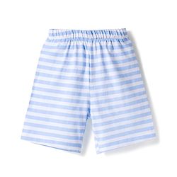 Babyhug Cotton Knit Half Sleeves T-Shirt & Shorts Night Suit With Elephant & Giraffe Print - Blue