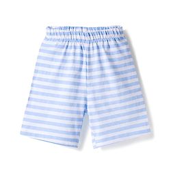 Babyhug Cotton Knit Half Sleeves T-Shirt & Shorts Night Suit With Elephant & Giraffe Print - Blue