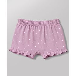 Babyhug 100% Cotton Single Jersey Knit Floral & Bunny Printed Bloomers Pack of 3 -Yellow & White