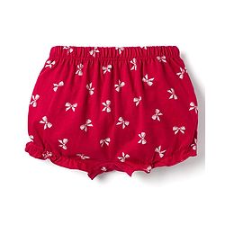 Babyhug 100% Cotton Knit Bloomers With Teddy Bear Print Pack of 3 - Multicolor