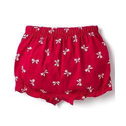 Babyhug 100% Cotton Knit Bloomers With Teddy Bear Print Pack of 3 - Multicolor