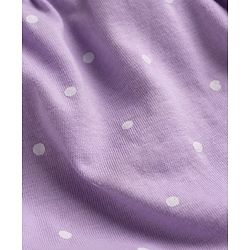Babyhug 100% Cotton Knit Polka Dots Printed Bloomers Pack of 3 - Peach Lilac & White