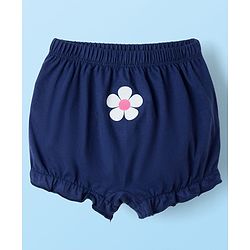 Babyhug 100% Cotton Knit Bloomers With Floral Print Pack of 3 - Multicolor