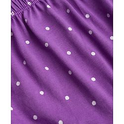 Babyhug 100% Cotton Single Jersey Knit Polka Dot Printed Bloomers Pack of 3 - Dark Pink & Light Blue