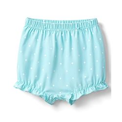 Babyhug 100% Cotton Single Jersey Knit Polka Dot Printed Bloomers Pack of 3 - Dark Pink & Light Blue