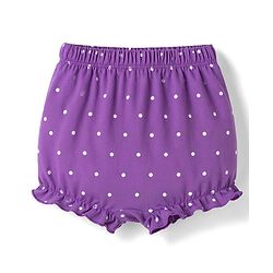 Babyhug 100% Cotton Single Jersey Knit Polka Dot Printed Bloomers Pack of 3 - Dark Pink & Light Blue