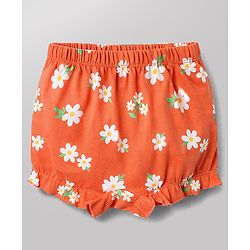 Babyhug 100% Cotton Single Jersey Knit Bloomers With Floral Print Pack of 3 - Multicolor