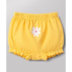 Babyhug 100% Cotton Single Jersey Knit Bloomers With Floral Print Pack of 3 - Multicolor