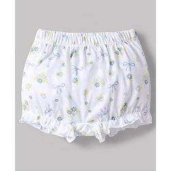Babyhug 100% Cotton Knit Bloomers with Duck & Floral Print Pack of 3 - Multicolor