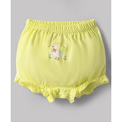 Babyhug 100% Cotton Knit Bloomers with Duck & Floral Print Pack of 3 - Multicolor