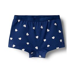 Babyhug 100% Cotton Single Jersey Knit Bloomers With Heart Print Pack of 3 - Multicolor