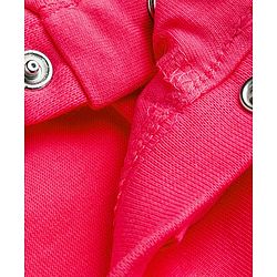 Babyhug 100% Cotton Knit Half Sleeves T-Shirt & Shorts Co-ord Night Suit With Heart Print - Pink